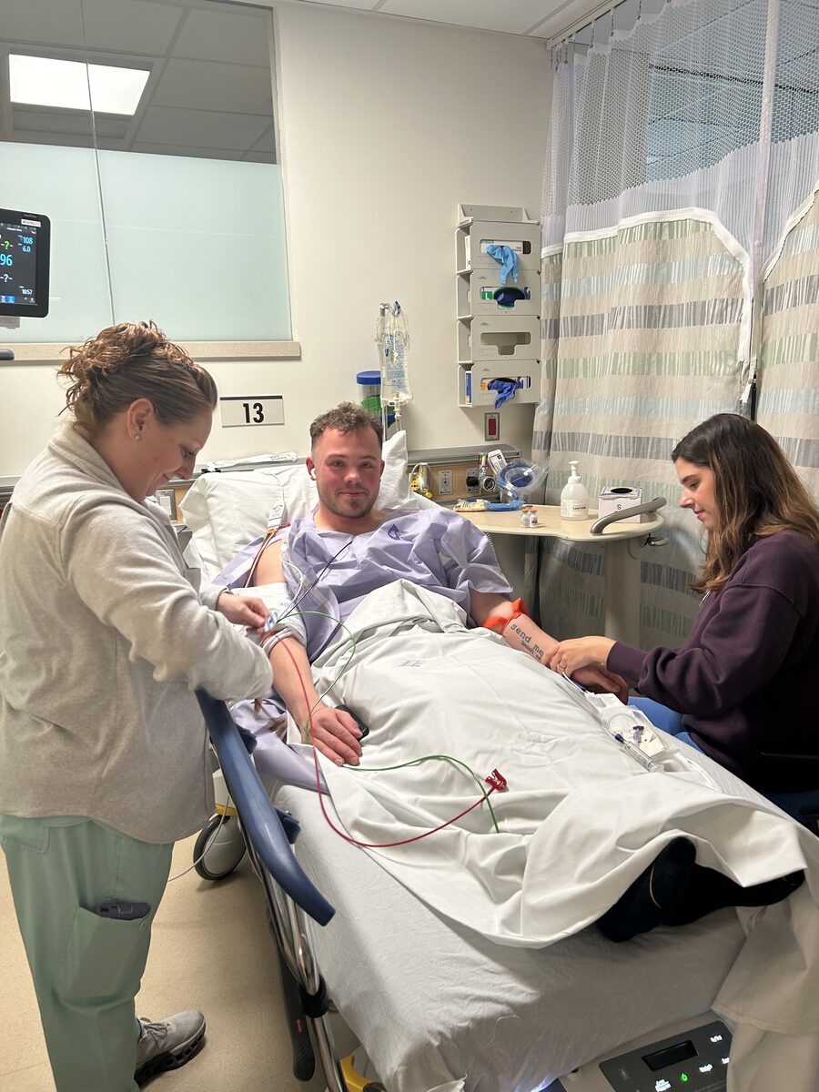 The waiting room at Vanderbilt today